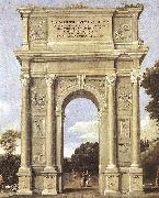 A Triumphal Arch of Allegories dfa Domenichino