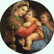 THE MADONNA OF THE CHAIR or Madonna della Sedia Raphael