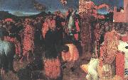 Death of the Heretic on the Bonfire af SASSETTA