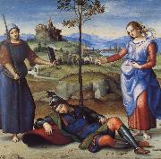 The Vision of a Knight Raphael