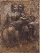 The Virgin and Child with Saint Anne and Saint John the Baptist Raphael