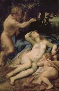 Venus and Eros was found Lin God Correggio