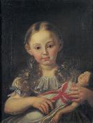 Girl with a doll Anonymous