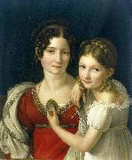 portrait of a mother and daughter riesener