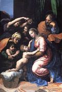 The Holy Family,known as the Great Holy Family of Francois I (mk05) Raphael
