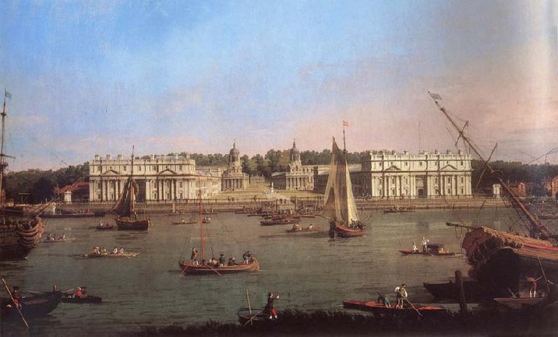 Canaletto Greenwich Hospital from the North Bank of the Thames