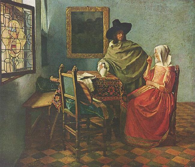 Johannes Vermeer And Albert Bierstadt